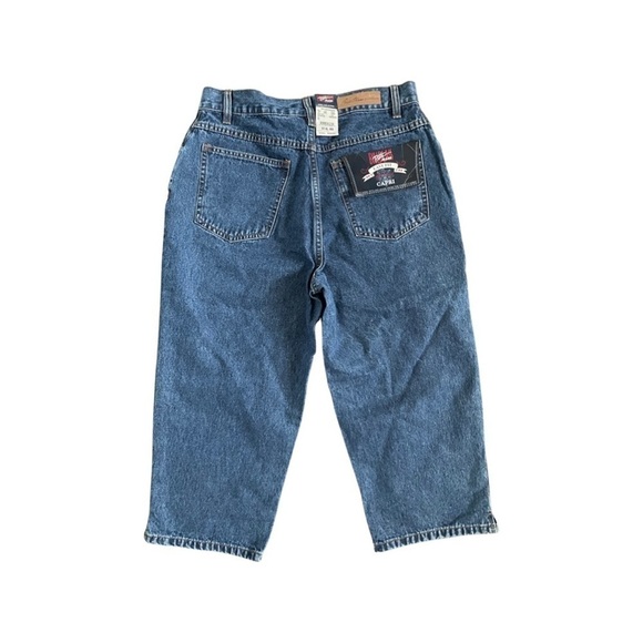 BILL BLASS Petite Easy Fit Jean Capri Blue Denim Cropped Women’s Size 10P. - Picture 16 of 16